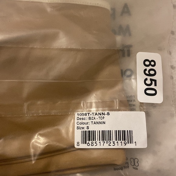 New! Stone Fox Swim Ibiza bikini top tannin nwt 28950 - Picture 7 of 7